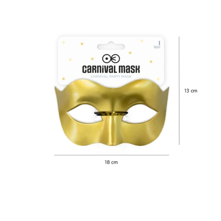 Maska karnawałowa ZŁOTA klasyczna