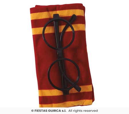 Zestaw Czarodzieja szalik okulary Harry Potter