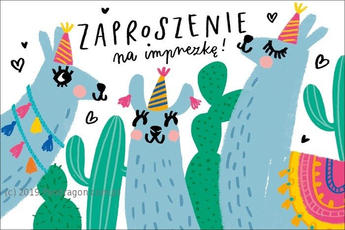Zaproszenie na imprezkę! lamy