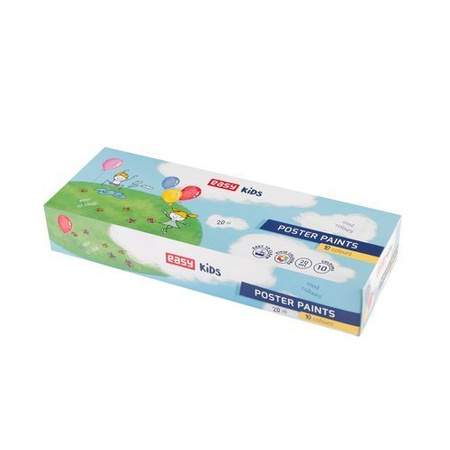 Farby plakatowe 10 kolorów Easy 10x20ml