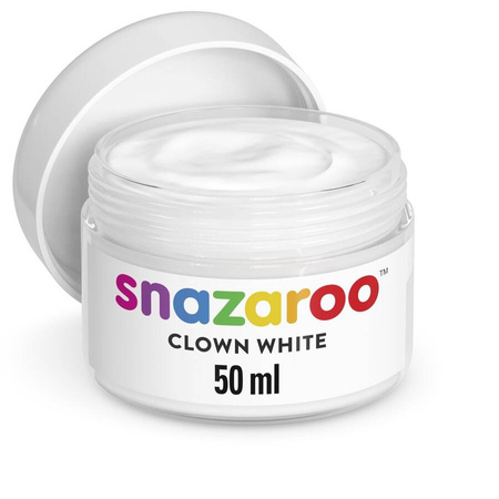Farba biała Biel Klauna Snazaroo 50ml