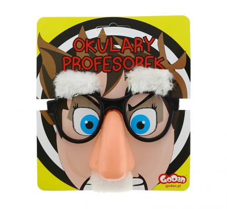 Zestaw okulary Dziadek Profesorek