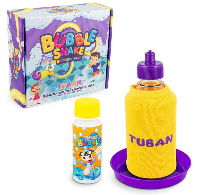 Bańki mydlane zestaw Bańkowy wąż