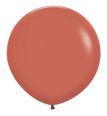 Balon 24 cale Sempertex Solid 1 szt. Terracotta