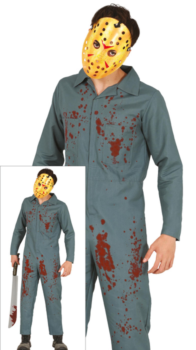 Strój męski Psychopata Zabójca Morderca Halloween
