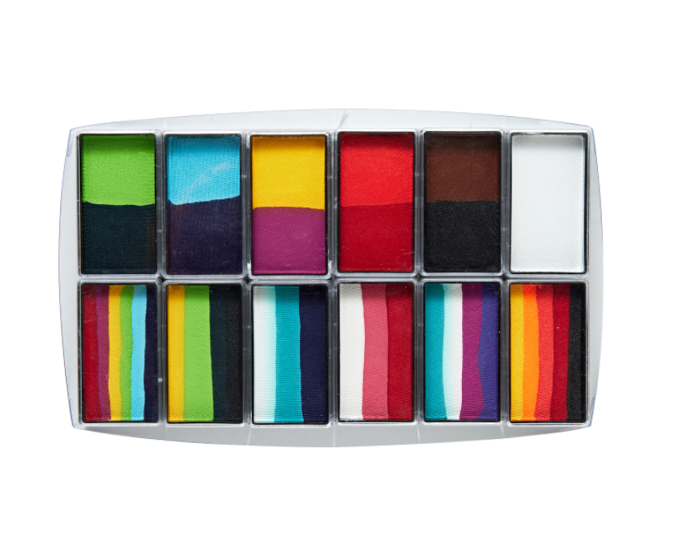 Paletka farb do twarzy Global Colours - Carnival One Stroke