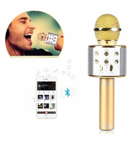 Mikrofon bezprzewodowy KARAOKE Bluetooth + głośnik