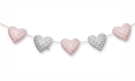 Dream Pillows girlanda pluszowa AKSON serca - OUTLET - powystawowa