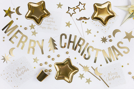 Baner Girlanda świąteczna Merry Christmas 150 cm