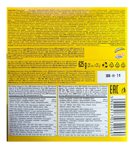 Lizak z motywem Halloween Johny bee scary pop