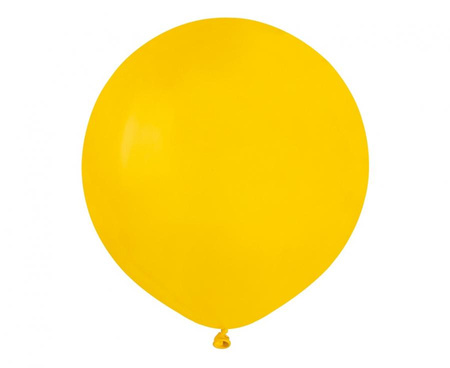 Balon Gemar jednokolorowy 19 cali 50 szt. Żółty