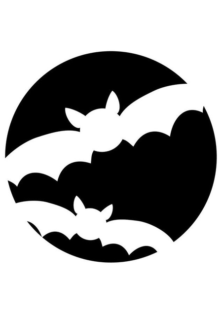 Szablony do wycinania dyni dekoracja Halloween 10 szt.