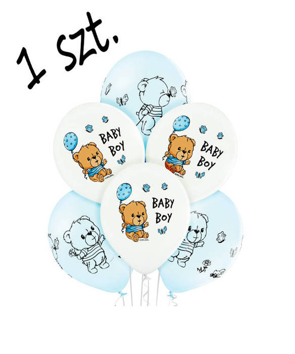 Balony Baby Boy 12 cali 1 szt.