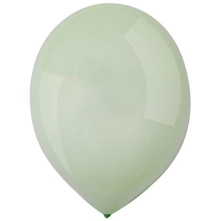 Balony lateksowe Everts Decor Line by Amscan 5 cali 100 szt. Macaron Honey Dew