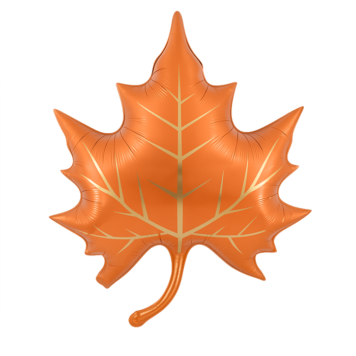 Liść klonu jesienny balon foliowy 58x71 cm