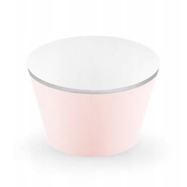 Papilotki na babeczki muffinki eleganckie pastel 6 szt.