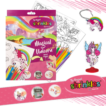 Zestaw do tworzenia breloków Shrinkles (folia termokurczliwa)