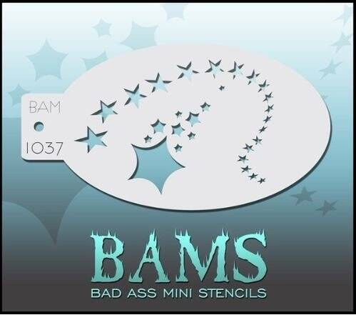 Szablon do malowania twarzy i ciała Bad Ass Mini Stencils