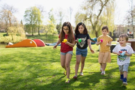 Gra Wyścig: Jajko na Łyżce Egg Party BS Toys