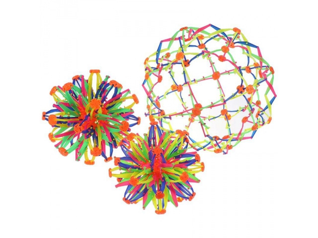 Piłka kula rozkładana kolorowa 17-35 cm