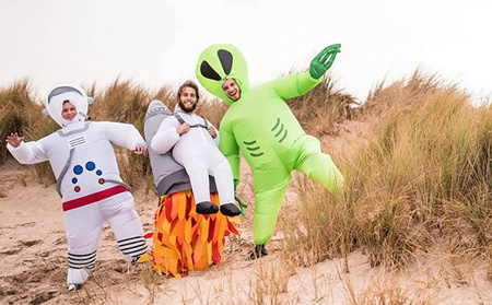 Strój kostium DMUCHANY dla dorosłych - astronauta