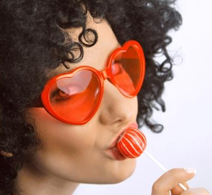 Okulary Serca Serduszka czerwone