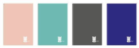 Brulion A6 96 kartkowy w kratke 962 (mix kolorów)