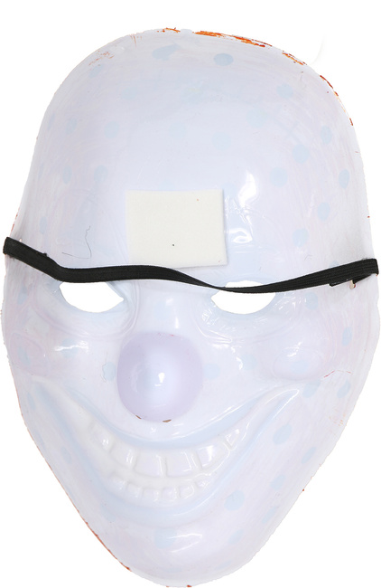 Maska PVC Straszny Klaun uśmiech Halloween