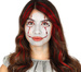 Blingi Naklejki brokatowe na twarz - Klaun