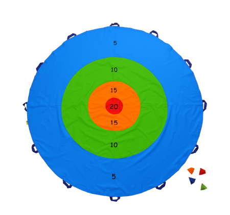 Chusta animacyjna Tarcza + kolorowe woreczki AKSON