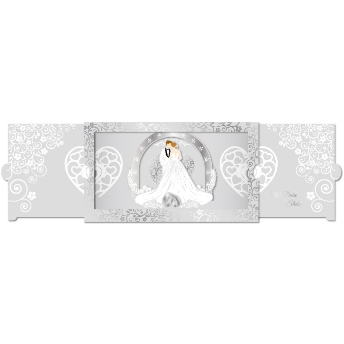 Kartka okolicznościowa 3D rozsuwana Teatr ŚLUBNA