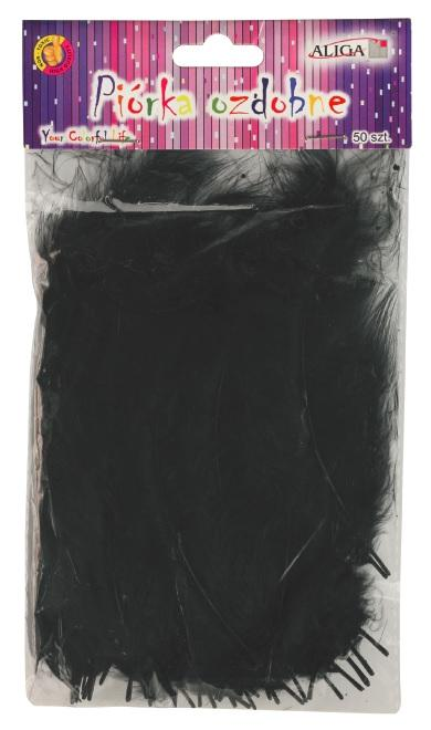 Piórka ozdobne 10-12 cm 50 szt.