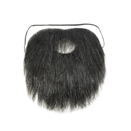 Sztuczna broda czarna krótka na gumce