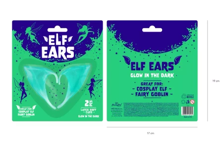 Sztuczne USZY ELFA Fluorescencyjne 10 cm