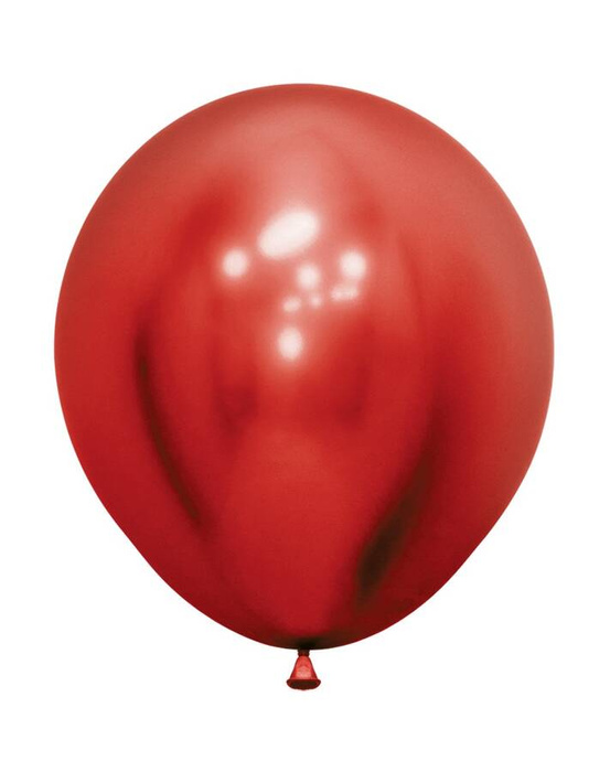 Balony Sempertex Chrome Shiny Reflex Red 18 cali 1 szt.