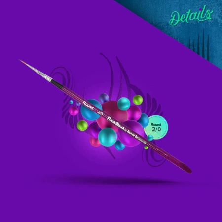 Pędzel do malowania twarzy i ciała BLAZIN BRUSH Round 2/0