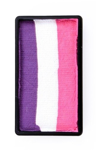 Farba do twarzy Split Cake 28g PURPLE/ WHITE/ PINK PartyXplosion