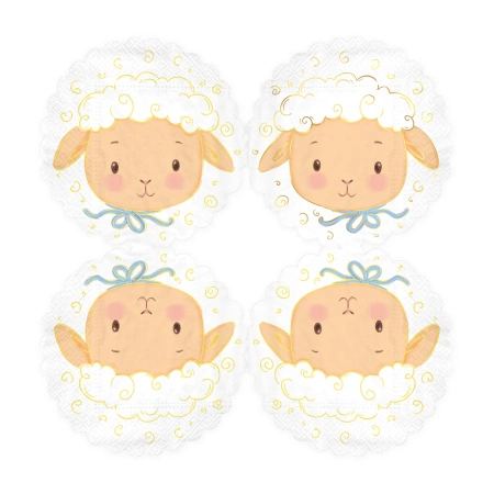 Serwetki papierowe Baranek Owieczka 10 szt.