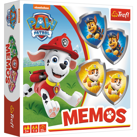 Gra pamięciowa Memos memory Psi Patrol Trefl