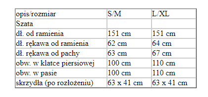 Anioł szata strój dla dorosłych