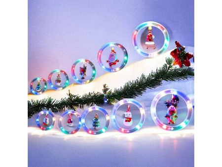 Girlanda lampki Świąteczne kurtyna 95 led multikolor 3 m