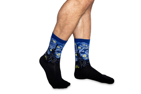 Skarpetki artystyczne GWIAŹDZISTA NOC