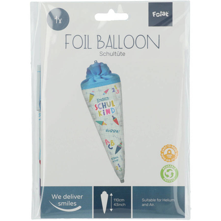 Balon Foliowy SCHULANFANG Rozpoczęcie roku Szkoła 110 cm