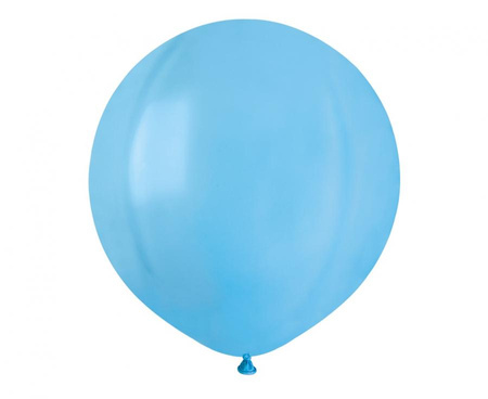 Balon Gemar jednokolorowy 19 cali 50 szt. Błękitny