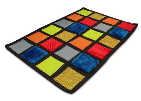 Mata TWISTER Sensoryczny 105 x 155 cm - OUTLET - skaza na zielonym materiale
