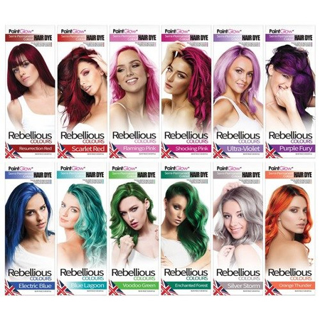 Farba półtrwała do włosów PaintGlow Rebellious