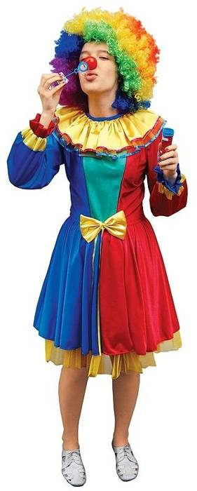 KLAUNINKA strój dla dorosłych rozm. uniwersalny