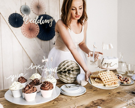 Rozety dekoracyjne Pastelowy MIX