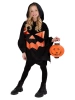 Strój Halloween Dynia bluza tunika poncho dla dzieci