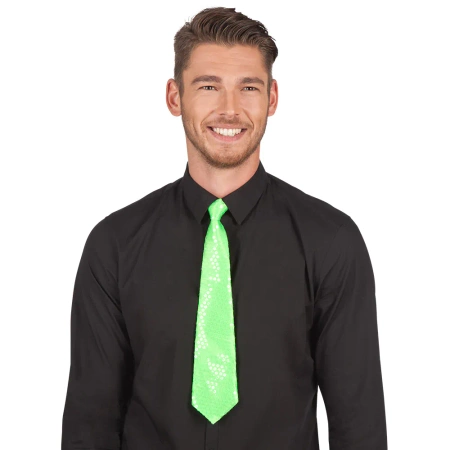 Krawat z cekinami 40 cm